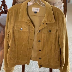 Target Universal Thread mustard jean jacket